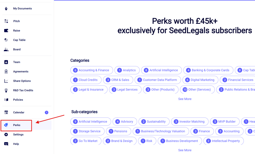 Your SeedLegals Membership and How to Access Your Perks