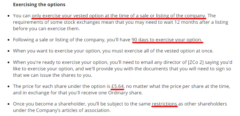 Everything you need to know about your share options